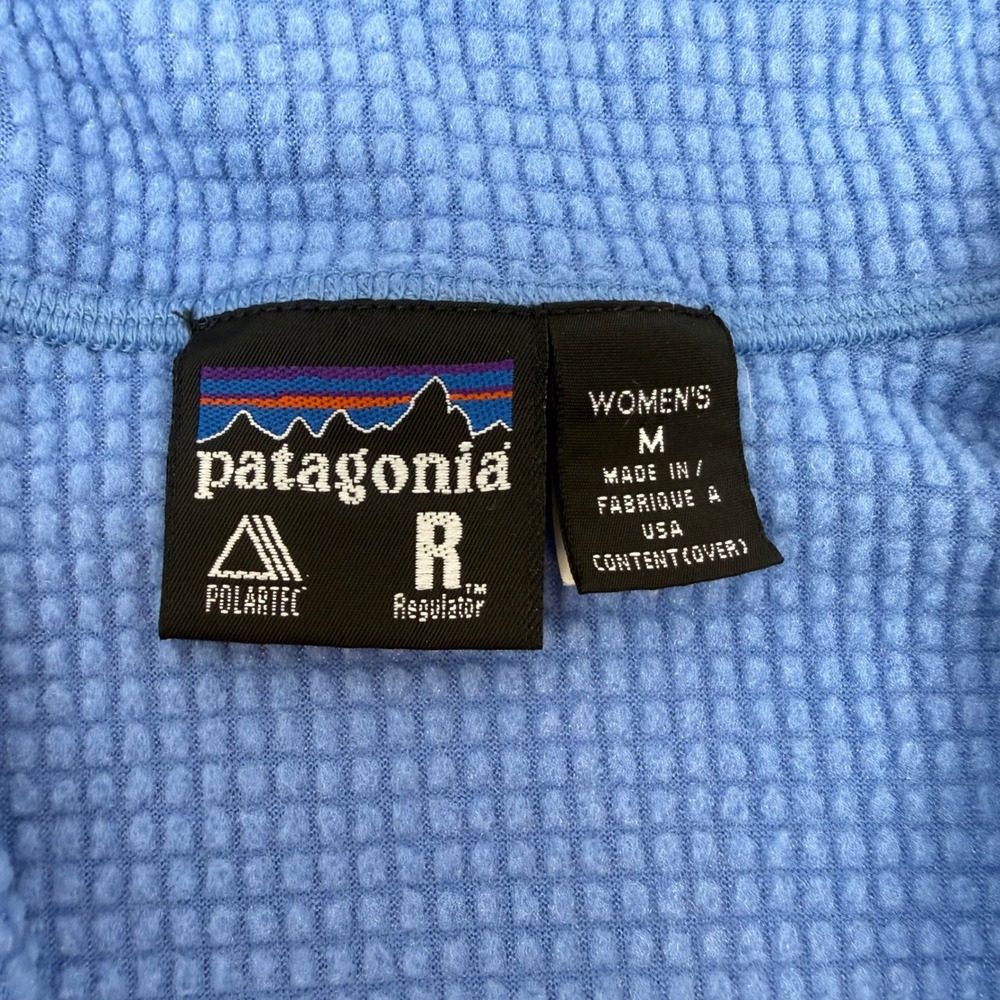 Patagonia R1 Regulator Polartec Fleece Half Zip Pullover Blue Womens Medium - Picture 5 of 13